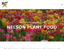 Tablet Screenshot of nelsonplantfood.com